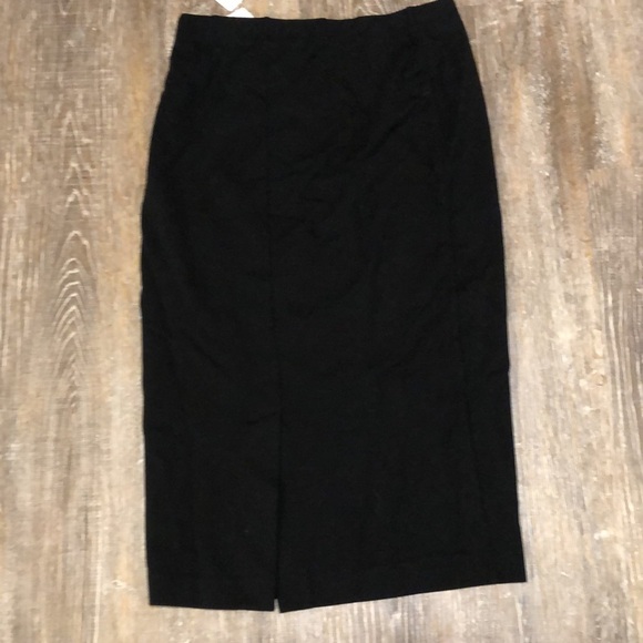 NWT Eileen Fisher Tencel Ruched Work Pencil Skirt - Picture 4 of 4